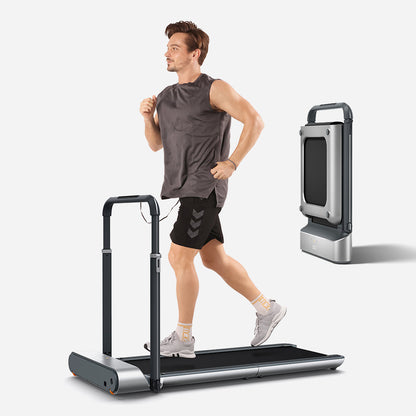 Compact WalkingPad R1 Pro 2-in-1 Folding Treadmill - Supports 240 lbs, Speeds up to 6.2 MPH, Perfect for UK Homes!