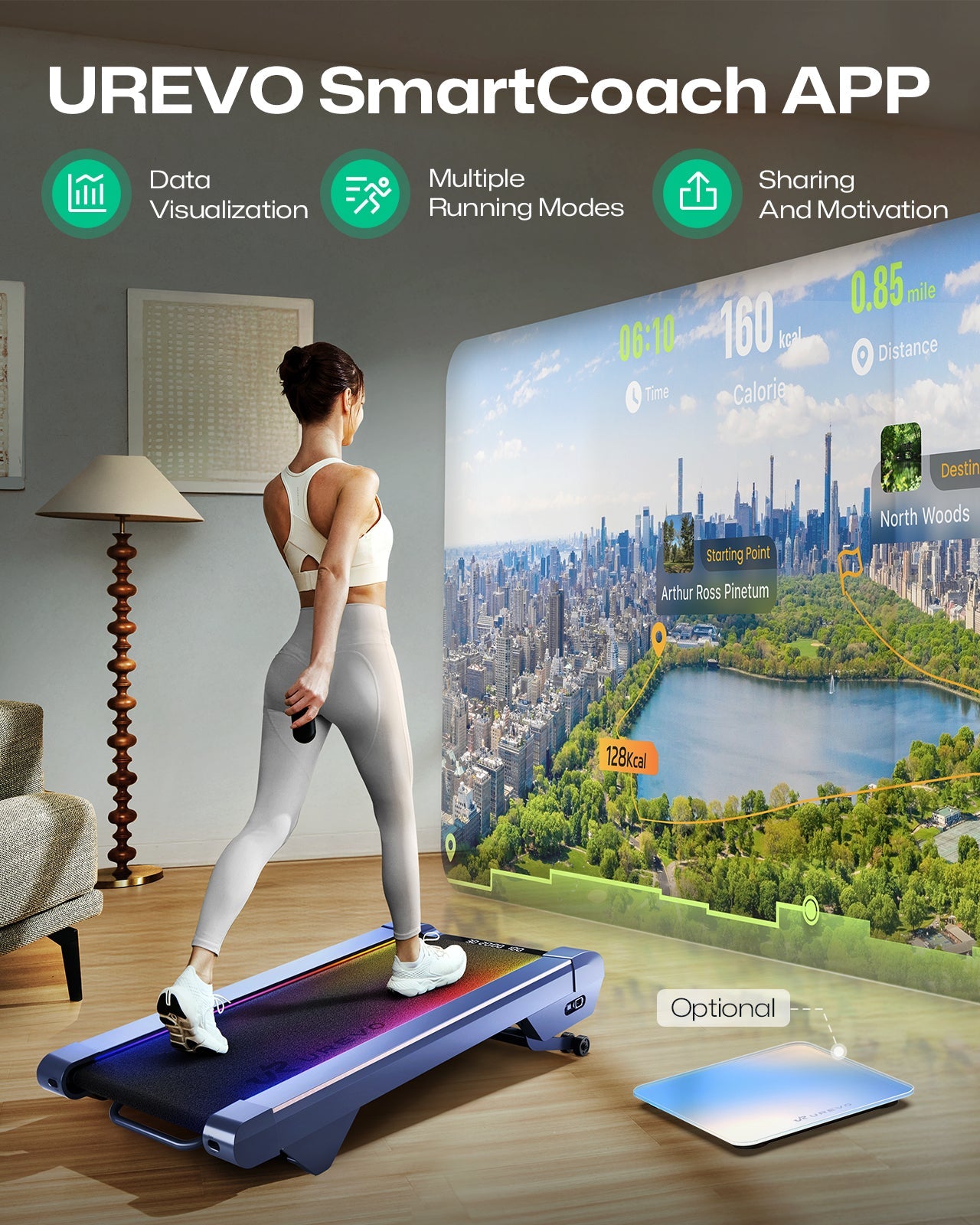 UREVO CyberPad: Elevate Your Home Treadmill Experience!