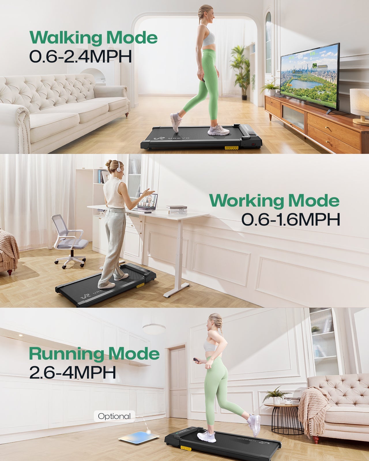 UREVO SpaceWalk E1L – Your Ultimate Compact Fitness Solution