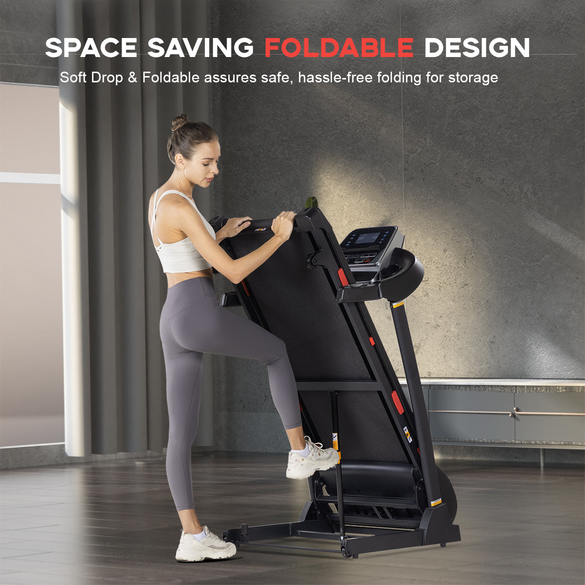 Professional Grade Treadmill with Speeds up to 16 KM/H and 0-15% Automatic Incline Adjustment