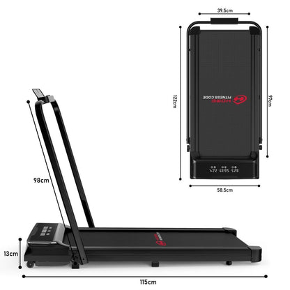 Q2 Pro Folding Treadmill - Adjustable Speed Range 1-10 KM/H