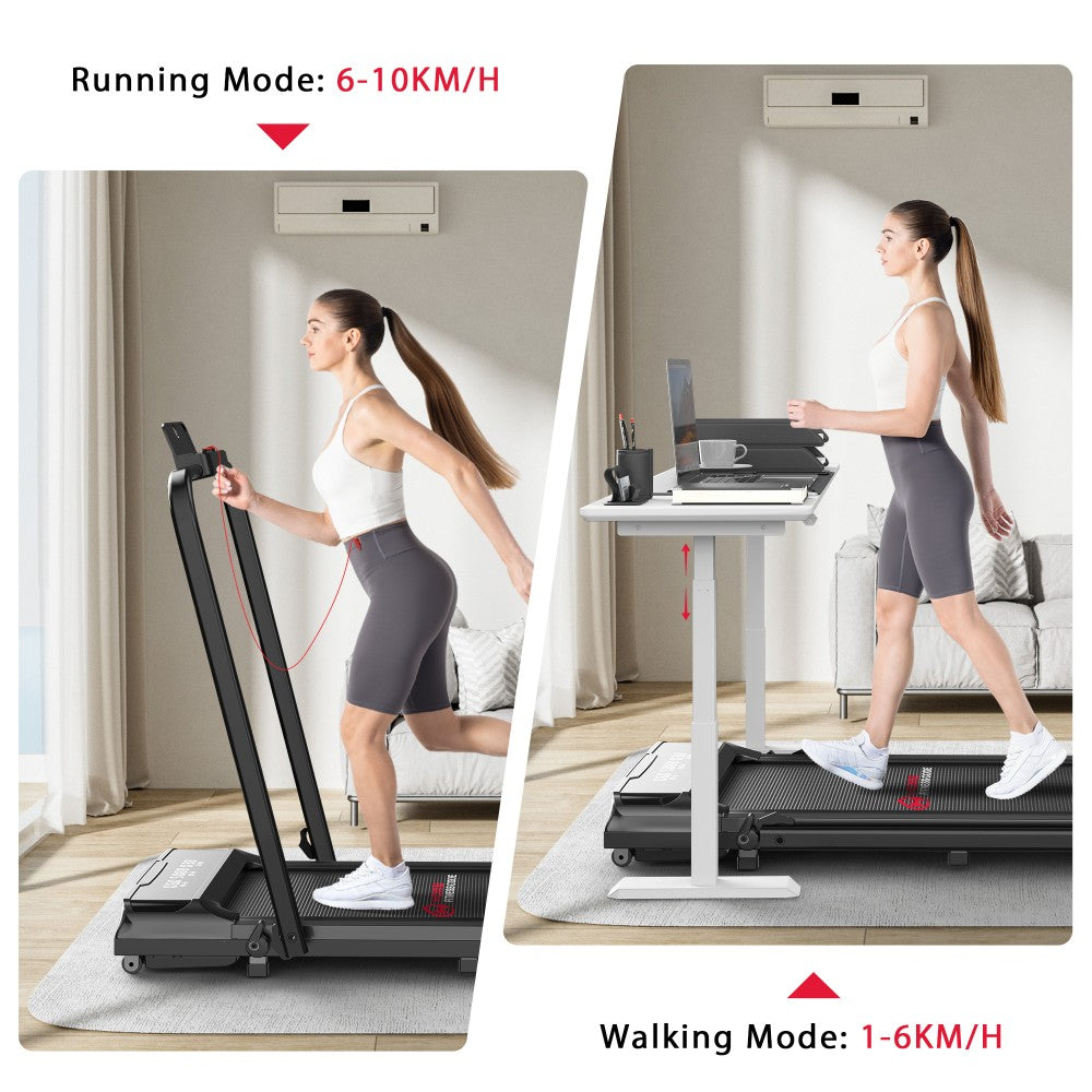 Q2 Pro Treadmill - Adjustable Speed Range 1-10 KM/H for Optimal Workouts!