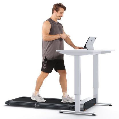 Compact WalkingPad R1 Pro 2-in-1 Folding Treadmill - Supports 240 lbs, Speeds up to 6.2 MPH, Perfect for UK Homes!