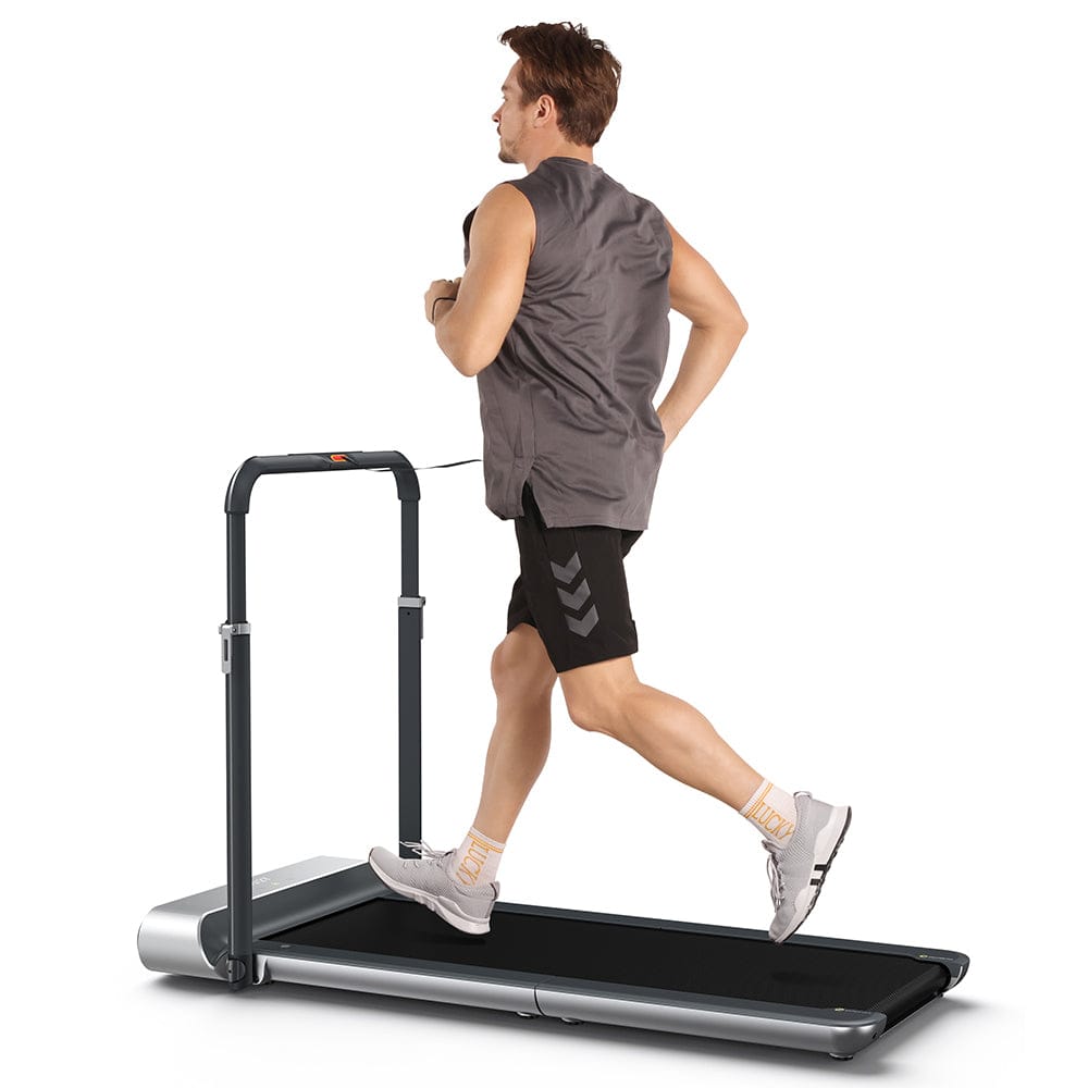 Compact WalkingPad R1 Pro 2-in-1 Folding Treadmill - Supports 240 lbs, Speeds up to 6.2 MPH, Perfect for UK Homes!