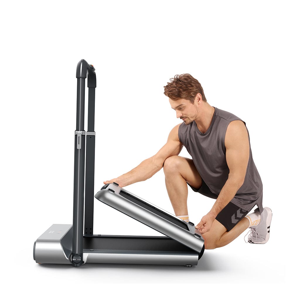 Compact WalkingPad R1 Pro 2-in-1 Folding Treadmill - Supports 240 lbs, Speeds up to 6.2 MPH, Perfect for UK Homes!