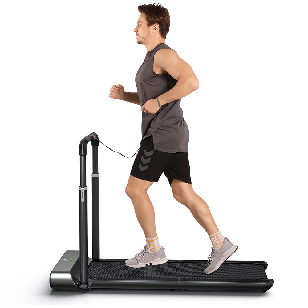 Compact WalkingPad R1 Pro 2-in-1 Folding Treadmill - Supports 240 lbs, Speeds up to 6.2 MPH, Perfect for UK Homes!