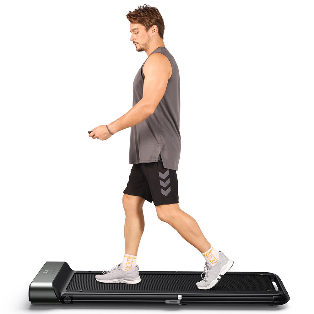 Compact WalkingPad R1 Pro 2-in-1 Folding Treadmill - Supports 240 lbs, Speeds up to 6.2 MPH, Perfect for UK Homes!