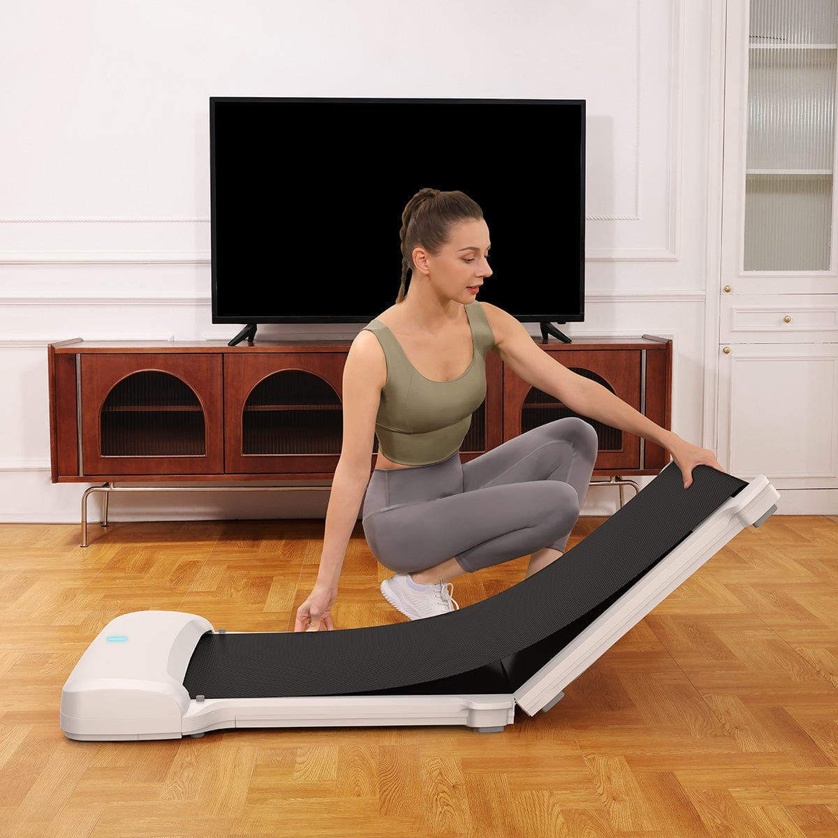 Ultra-Light Foldable WalkingPad C1 Treadmill - Walk at Your Own Pace Up to 3.72 MPH, Supports Up to 220 lbs!