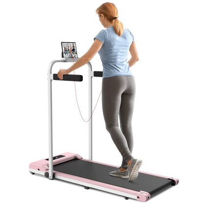 Compact Folding Treadmill C1 with Adjustable Speed 1-10 KM/H