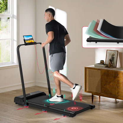 Compact Folding Treadmill C1 with Adjustable Speed 1-10 KM/H