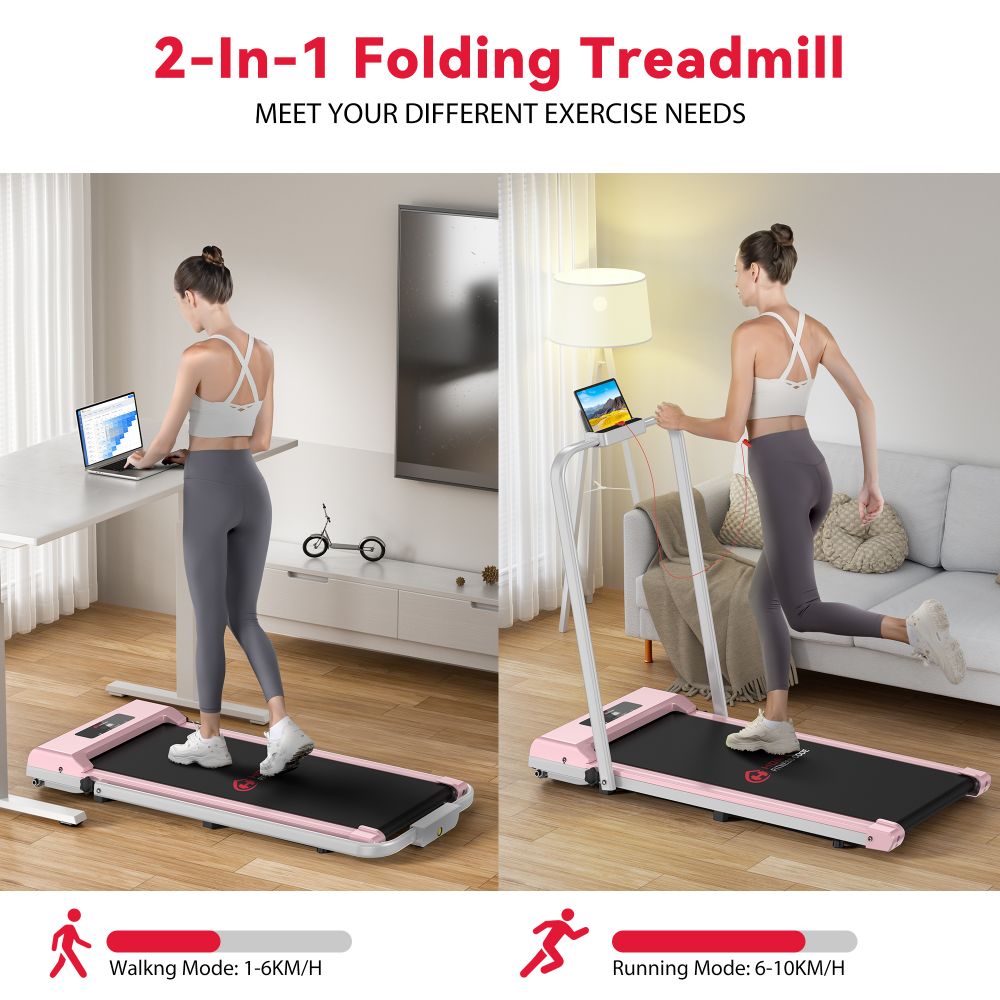 C1 Treadmill - Adjustable Speed Range 1-10 KM/H for Your Perfect Workout