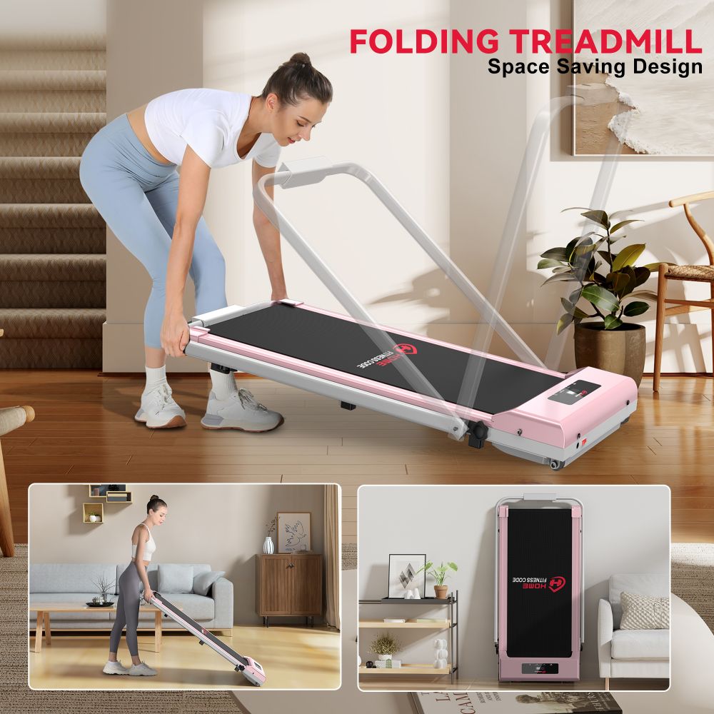 Compact Folding Treadmill C1 with Adjustable Speed 1-10 KM/H