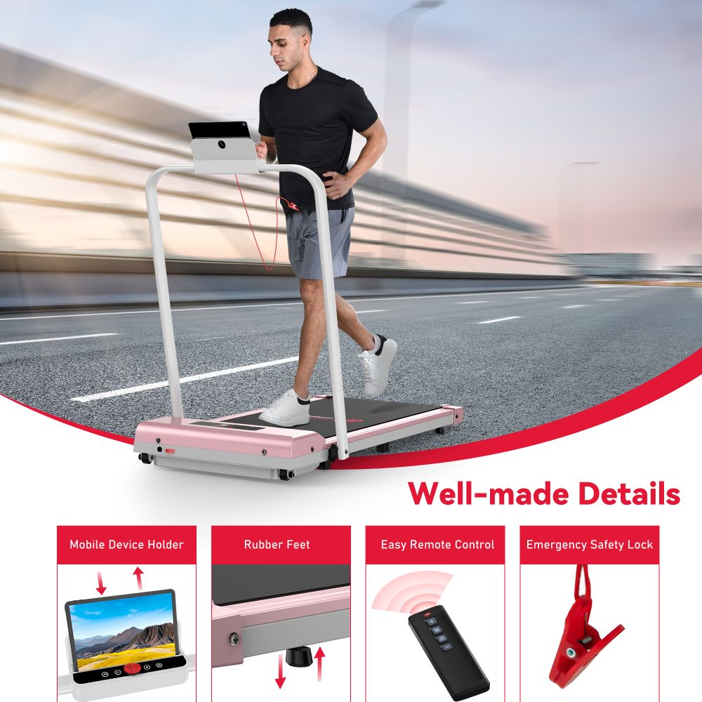 Compact Folding Treadmill C1 with Adjustable Speed 1-10 KM/H