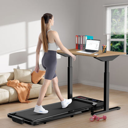 Compact Folding Treadmill S1 – Adjustable Speed 1-6 KM/H for Home Fitness