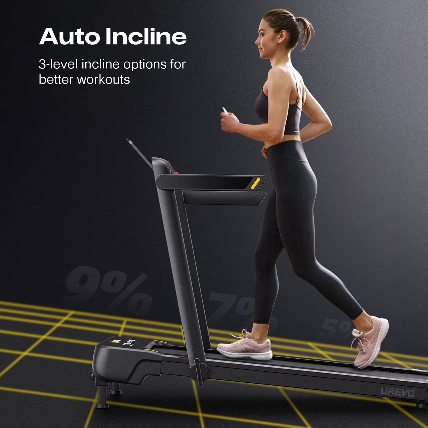 Discover the Power of Fitness with the UREVO Strol 1 Pro Treadmill!