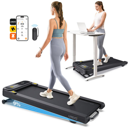 UREVO SpaceWalk 3S Foldable Treadmill for Home Fitness