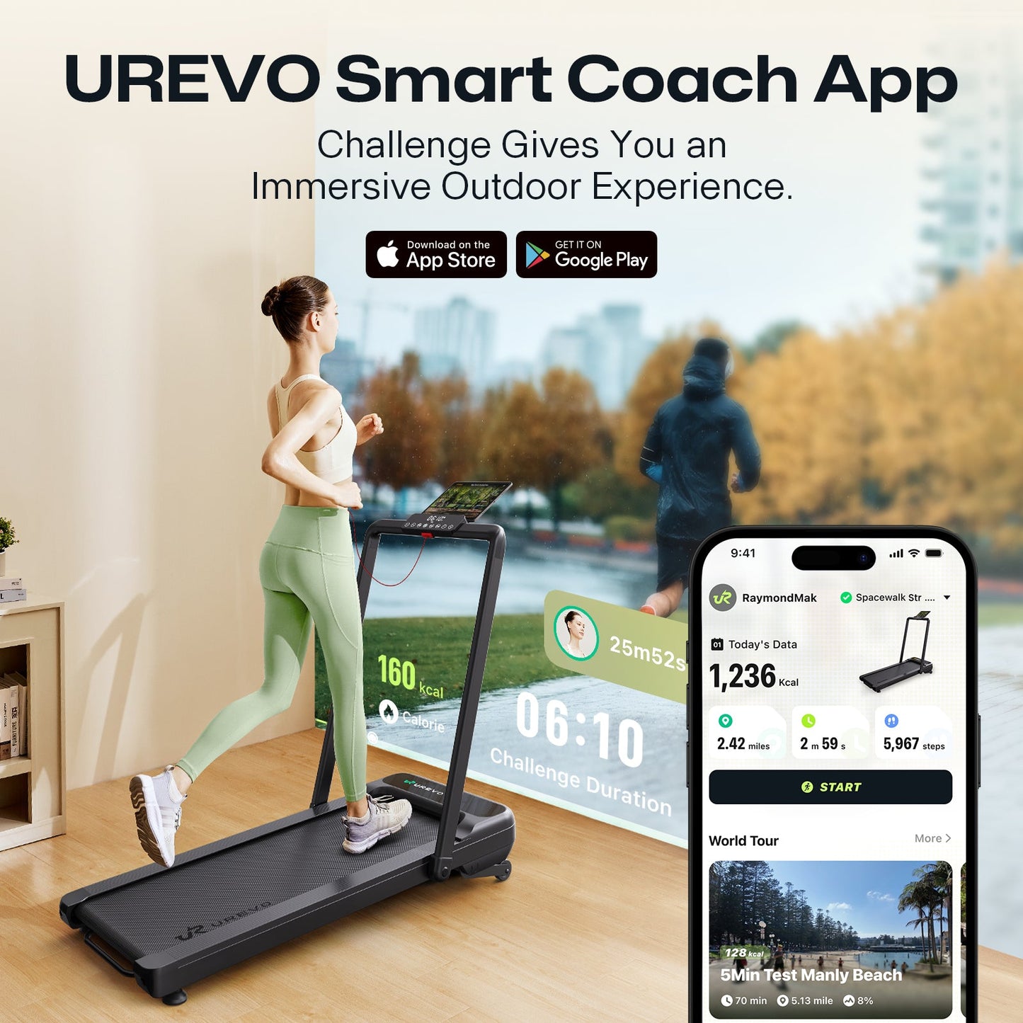 Elevate Your Fitness with the UREVO Strol 2S Pro Treadmill