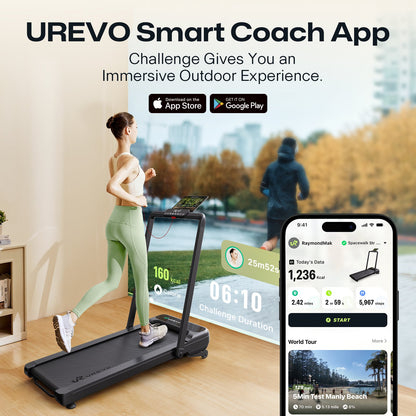 Elevate Your Fitness with the UREVO Strol 2S Pro Treadmill