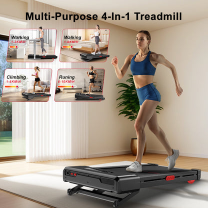 Y1 Treadmill: Elevate Your Workout with 0-9% Auto Incline and Speed Range of 1-10 KM/H!